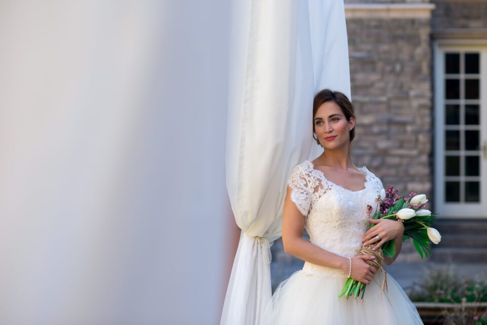 Portrait of a bride, captured with Nikon D750 DLSR