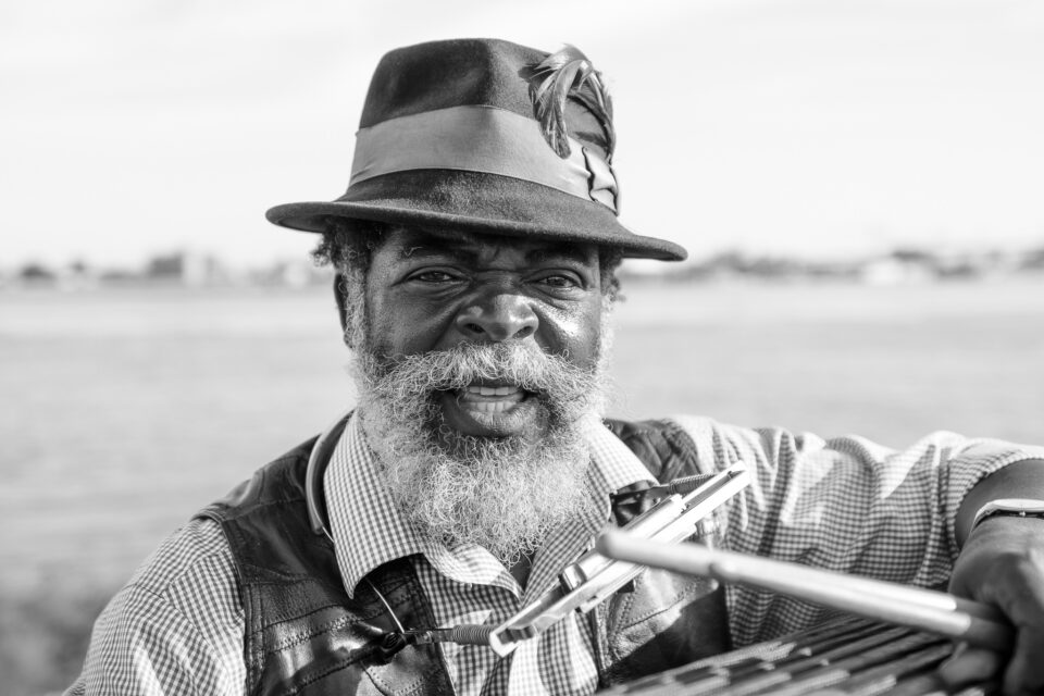 A portrait of a black man - how aperture affects photos
