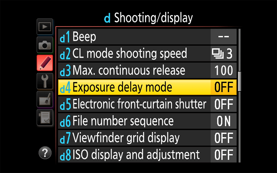 Tratamiento equilibrar alfiler ▷ Cómo usar el modo de retardo de exposición en las cámaras DSLR de Nikon -  fotosmedia.net
